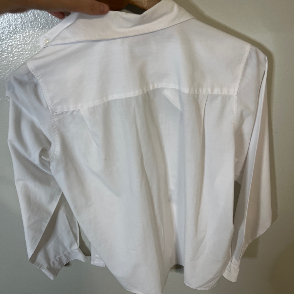 White button down
